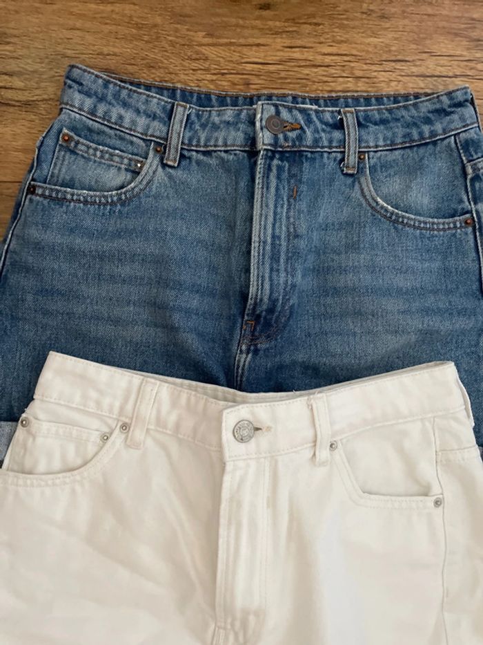 Lot de 5 shorts en jean Bershka 38 - photo numéro 5