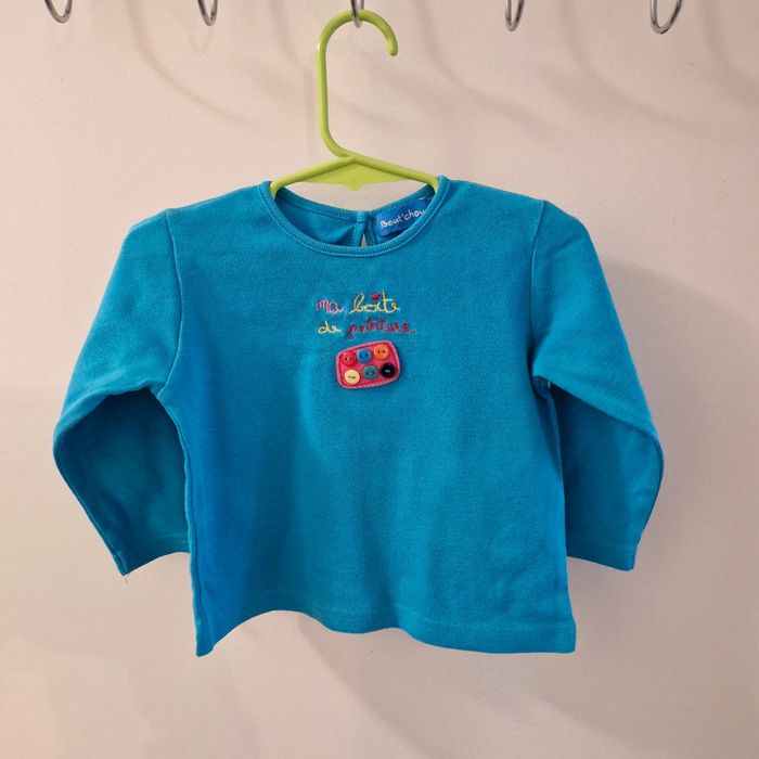 18 mois tee-shirt turquoise