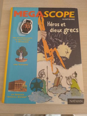 Livre Megascope Héros et dieux grecs