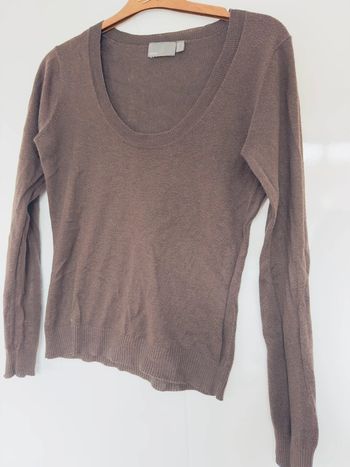 Pull fin Mexx marron en S