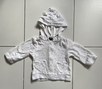 Veste sweat zippée à capuche