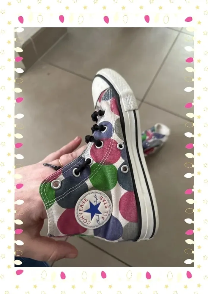 Converses taille 32 mi haute - photo numéro 4