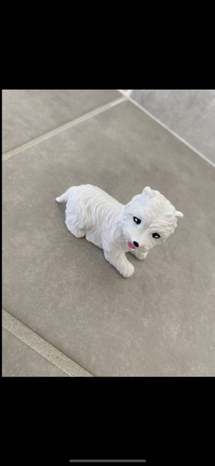 Lot figurine Chienne et ses 3 chiots - photo numéro 3