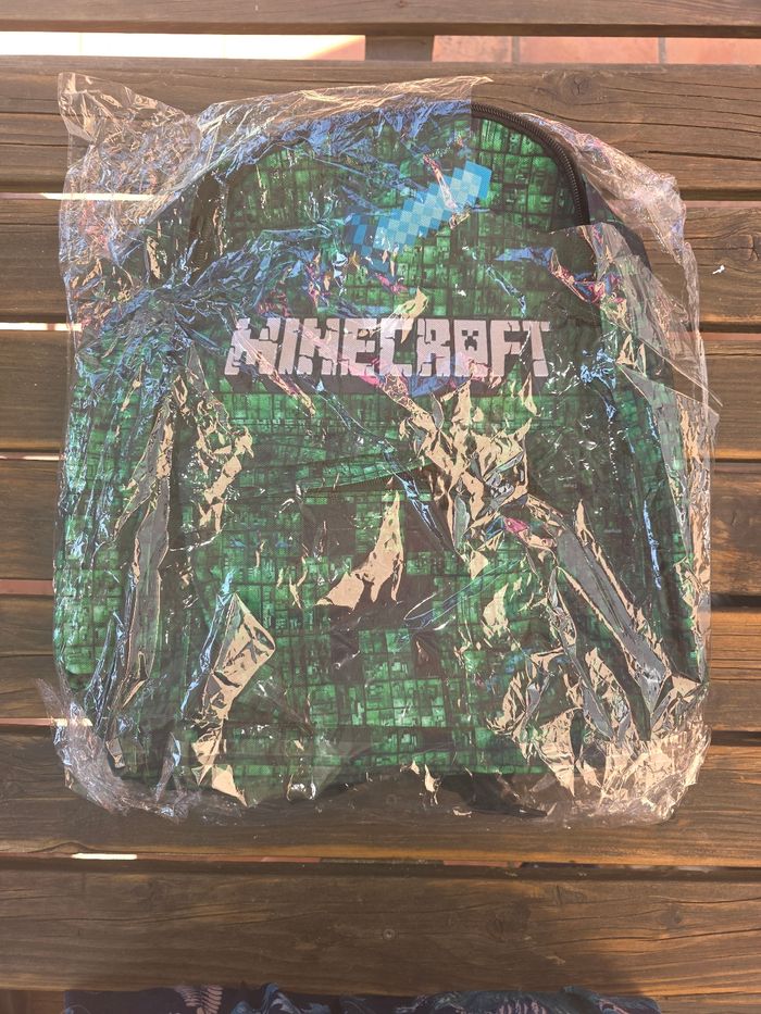 Cartable sac a dos minecraft neuf