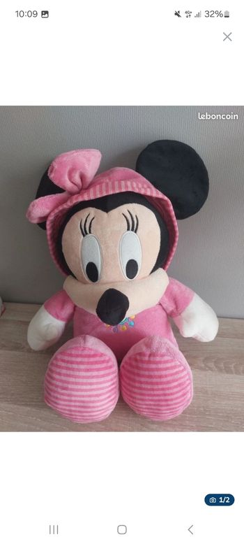 Peluche minnie 40 cm