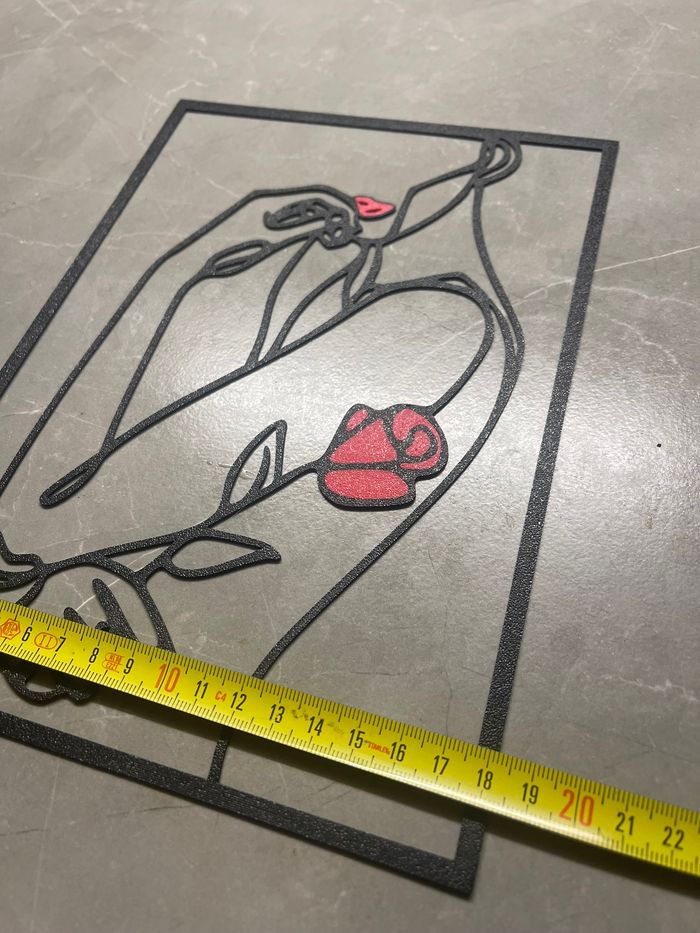 Art Mural  Femme Rose - photo numéro 5