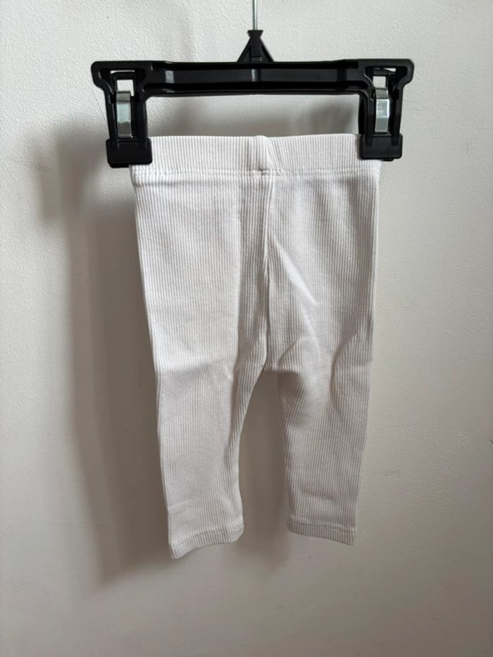 Legging blanc Kiabi 3 mois - photo numéro 4