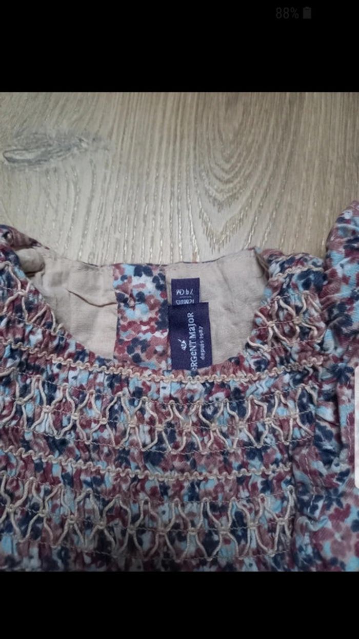 Robe mi saison été 9-12 mois sergent major - photo numéro 2