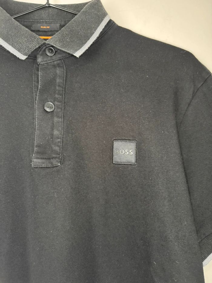 👕 polo homme - Hugo Boss - taille S - très bon état - noir - photo numéro 4