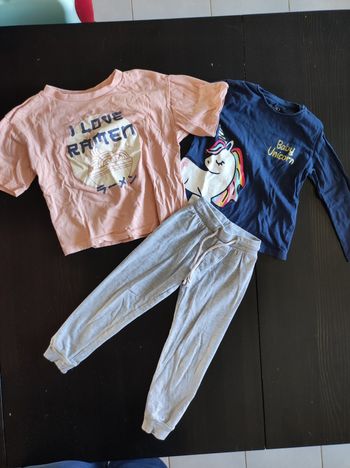 Jogging tee shirt et manches longues