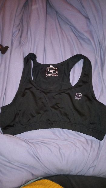 Brassière sport noire  taille 3