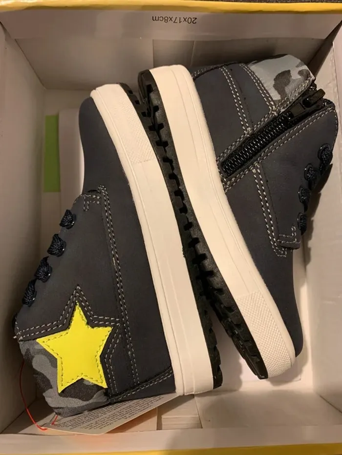 Sneakers montantes Balducci - bleu marine taille 22 - photo numéro 7