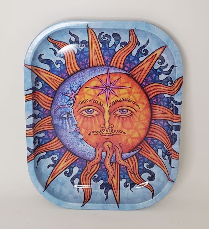 Plateau de roulage Soleil et lune