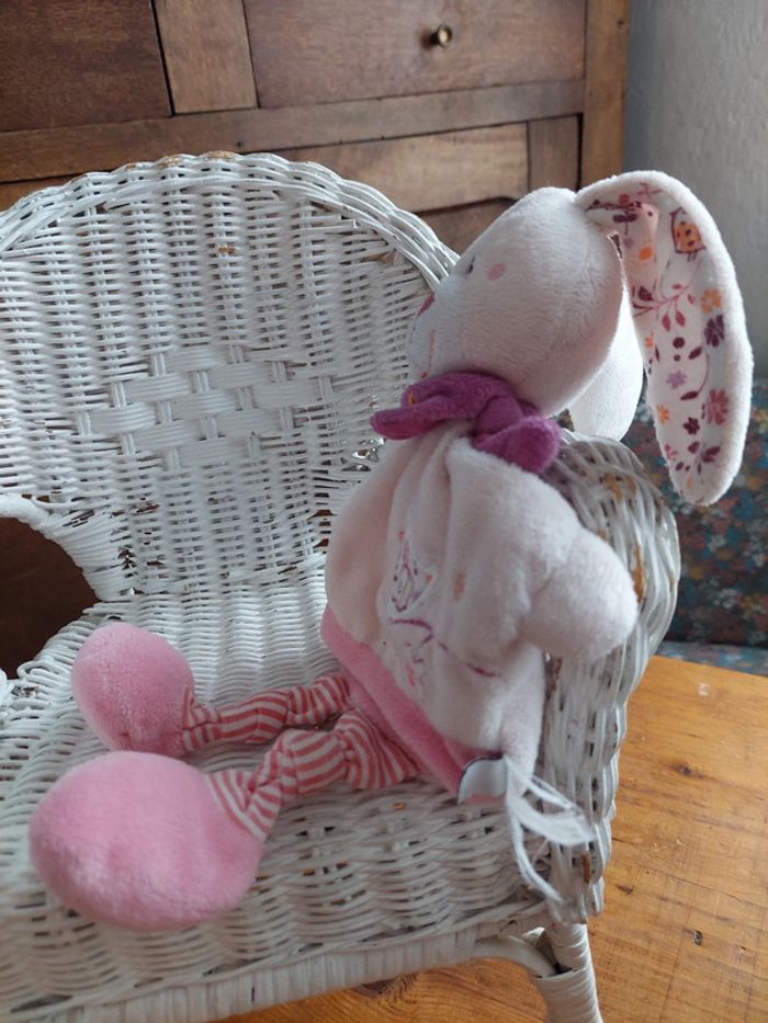 Doudou lapin oreilles liberty Tex - photo numéro 3