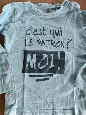 T-shirt manches longues c'est qui le patron ?