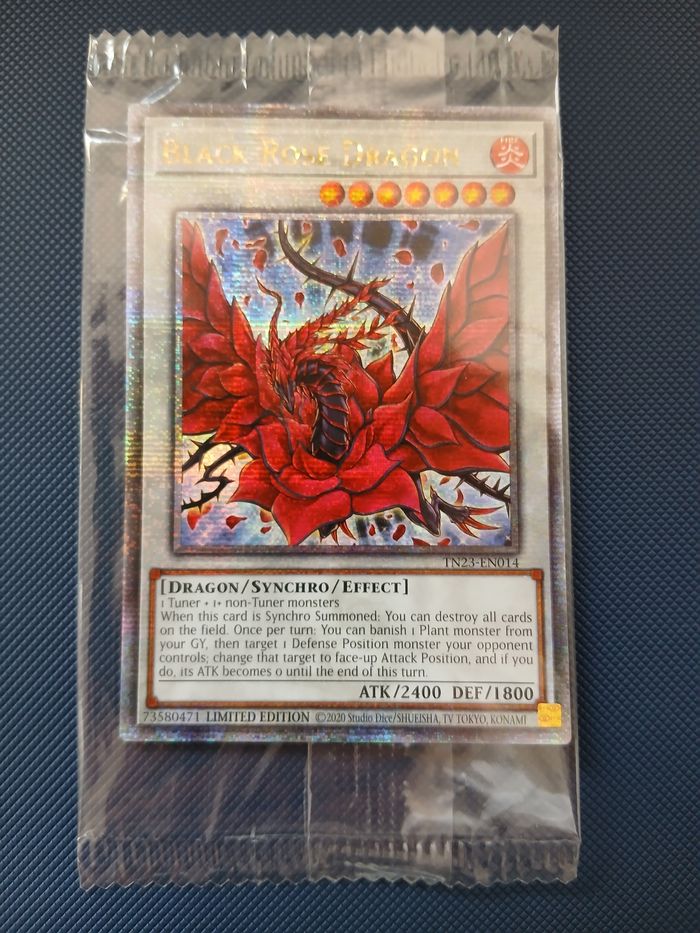 Yu-Gi-Oh ! Lot cartes Dragon Rose Noire - Quarter Century (QCSE) - photo numéro 2