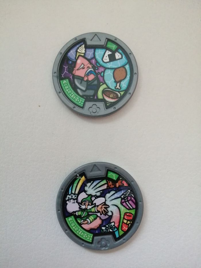 Lot de 2 disques pour montre Yo-Kai Watch