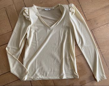 Naf Naf t-shirt ML beige M