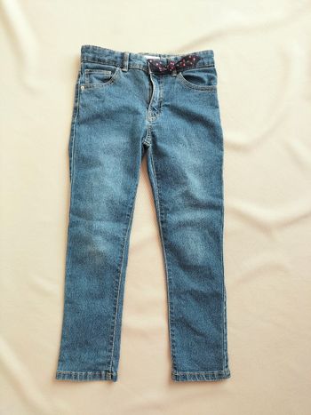 💙 Jeans slim avec noeud - 6ans - In extenso - Excellent état 💙