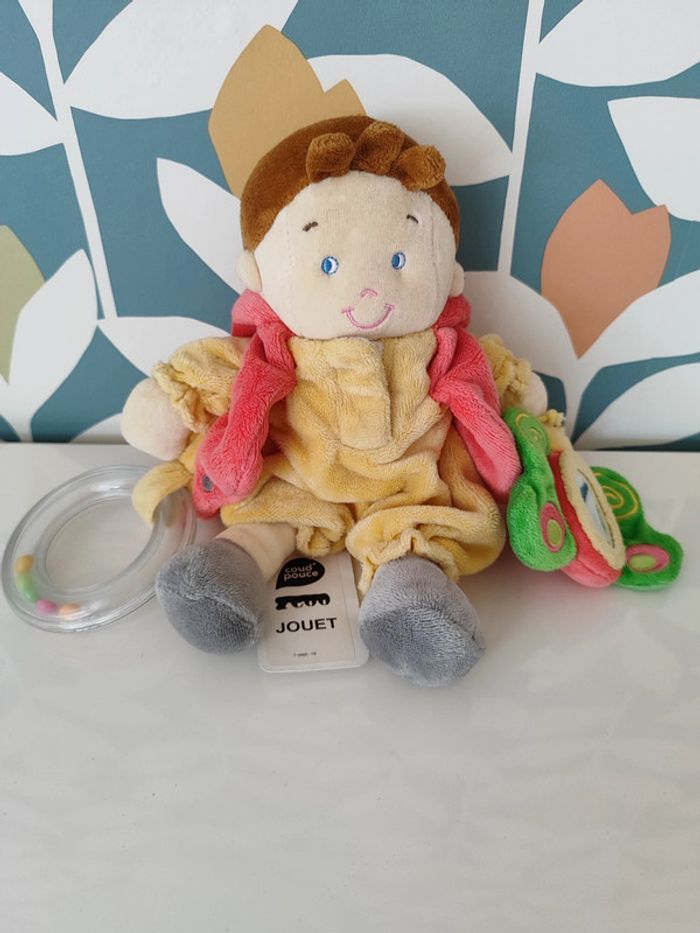 Peluche poupée coccinelle Nicotoy - photo numéro 2