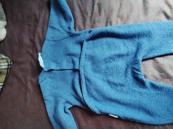 Pyjama hiver confortable bleu jean lullaby - photo numéro 2