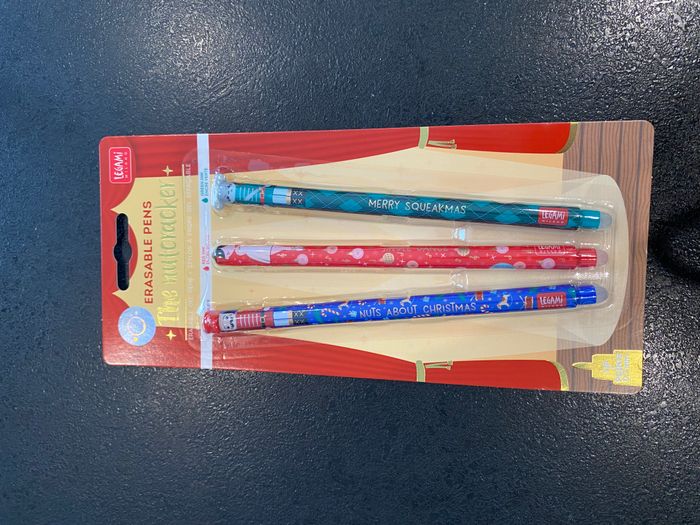 Stylo Legami noel 2025 lot de 3 stylos