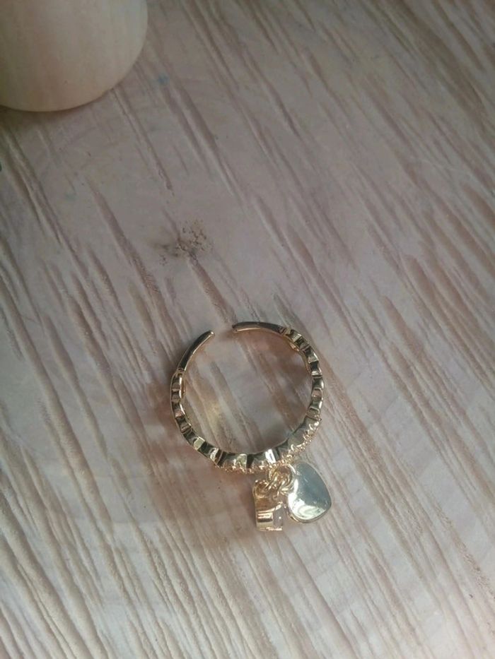 Bague pendentif coeur acier inoxydable - photo numéro 4