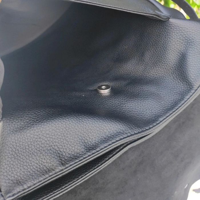 Sac à dos noir cuir polyuréthane - photo numéro 6