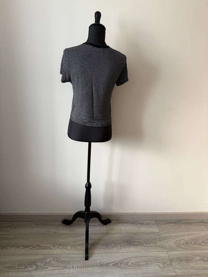 Tops court Pull & Bear – S – Noir – - photo numéro 4