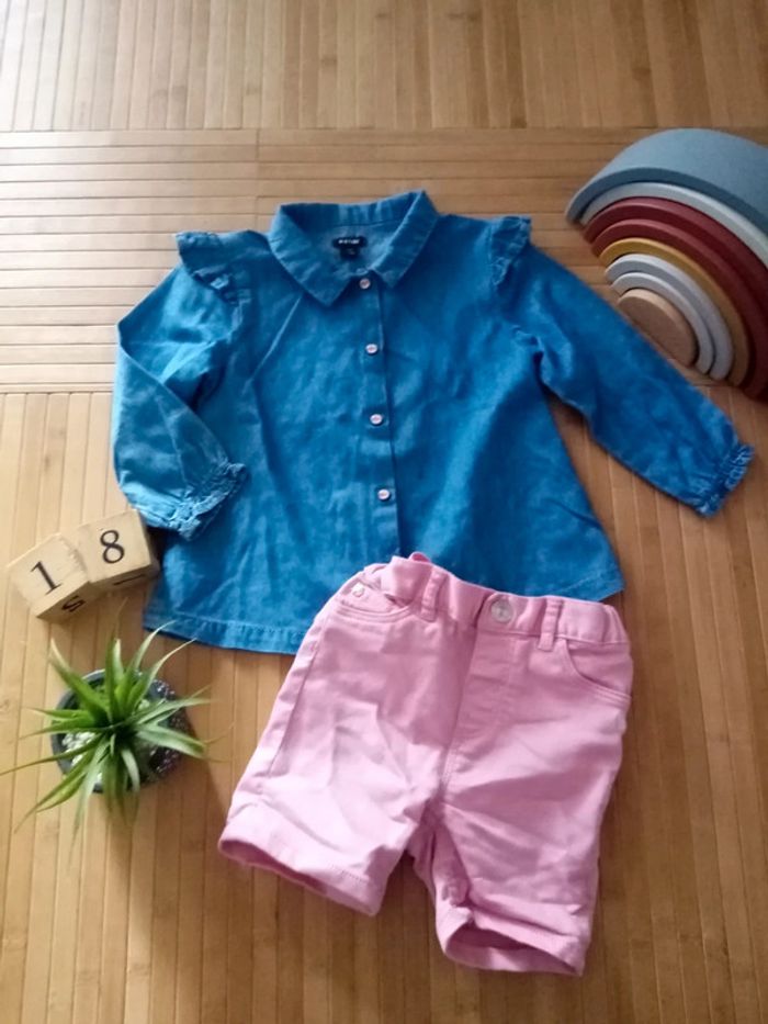 Ensemble fille printemps été 18mois