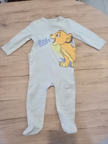 Pyjama bleu ciel, Le roi Lion, Disney, 18 mois.