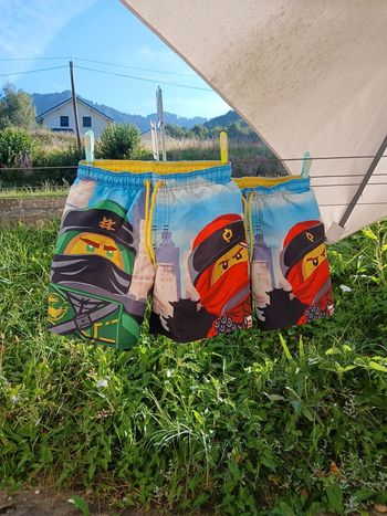 Lot de 2 short de bain jumeaux