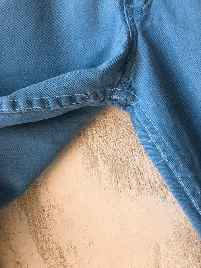 Bermuda bleu ciel Wrangler vintage 36/38 - photo numéro 3
