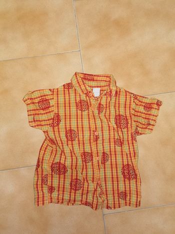Chemise mc dessin 12mois