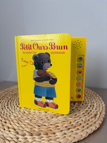 Livre sonore Petit Ours Brun, écoute les animaux
