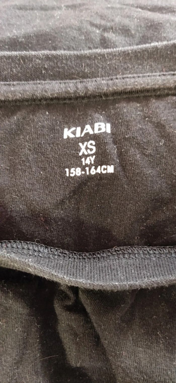 Tshirt ml noir Kiabi 14 ans - photo numéro 3