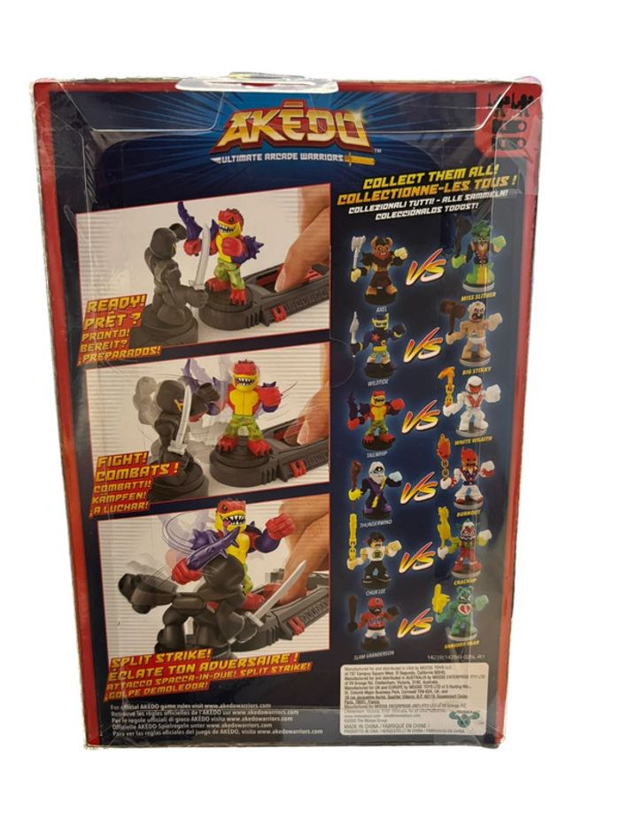 Akedo Ultimate Arcade Warriors Slam Granderson Vs Epic Shreddy Bear Moose Toys neuf - photo numéro 2