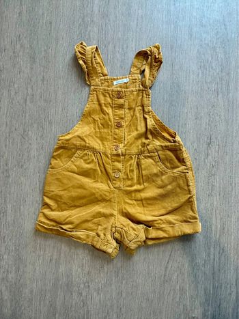 Salopette short velours bout’chou 18 mois