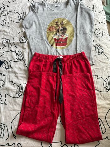 Pyjama de Noël bouledogue