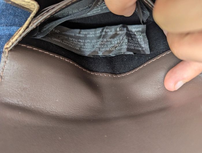 Porte feuille Massimo Dutti - Cuir de chèvre - Neuf - photo numéro 8