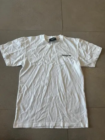 T-shirt blanc à logo poitrine The Kooples, taille S, très bon état