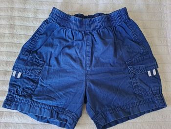 short bleu marine 12 mois