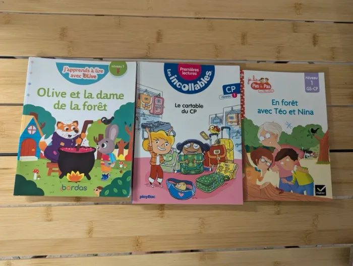 Lot livres pour apprendre à lire