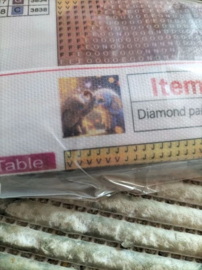 🎨Diamond Painting - 2 éléphanteaux 🎨