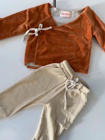 Ensemble lot mixte 12-18 mois Gamin Gamine velours
