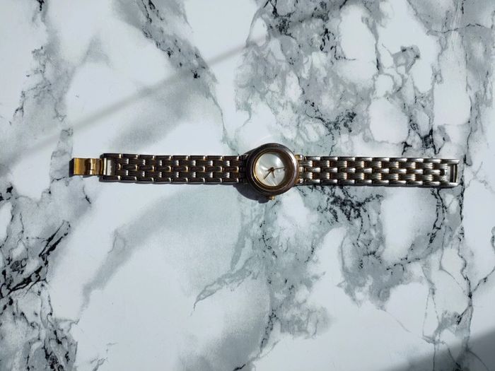 Montre vintage argent et doré - photo numéro 8