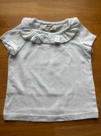 T-shirt MC Cyrillus 6 mois fille