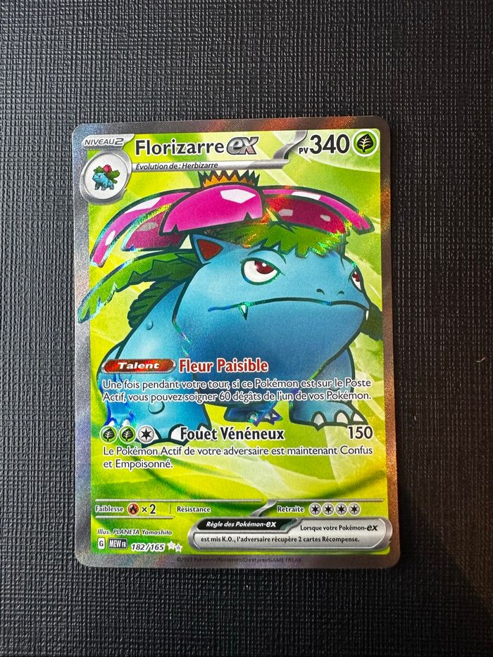 Florizarre Ex 182/165 Pokémon