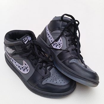 Baskets Montantes Noires Pour Enfant Taille 34