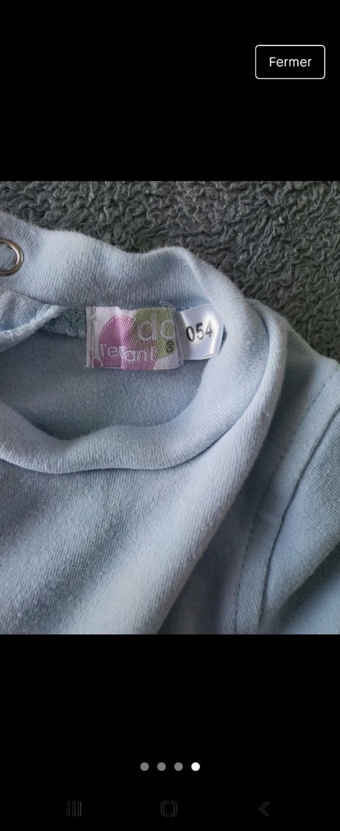 Lot 2 pyjamas garçon 1 mois - photo numéro 3